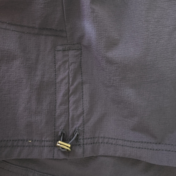 GreenTea Navy Mini SKORT SIZE SMALL SIDE ZIP POCKETS DRAW STRING WAIST - Picture 9 of 9